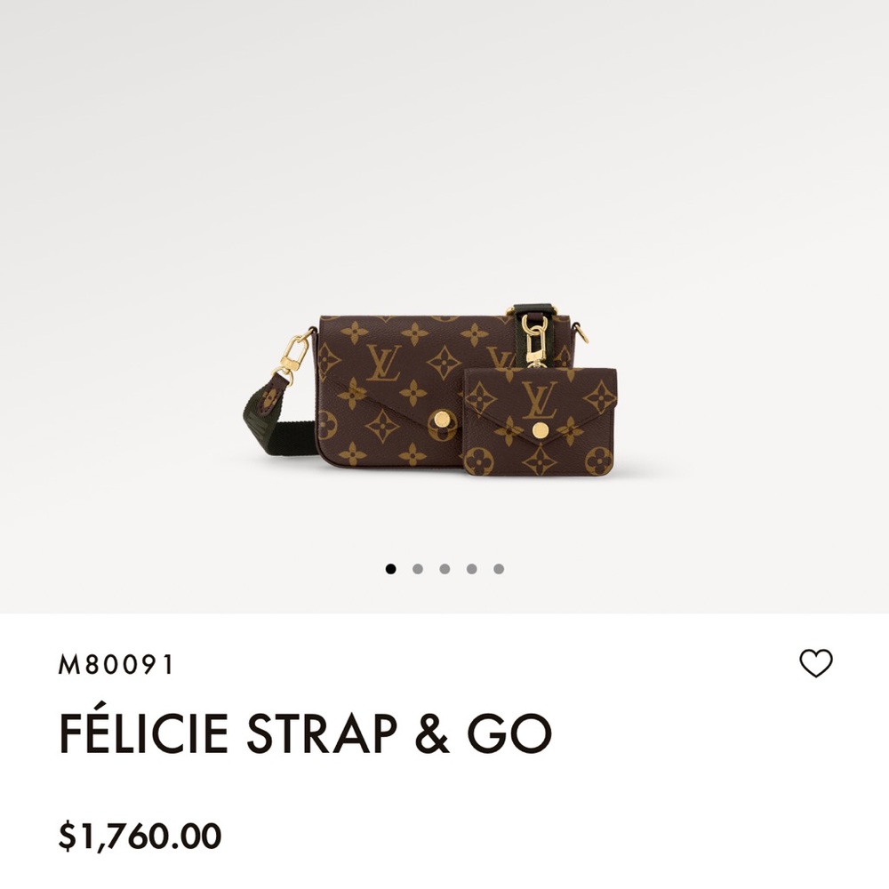 Louis Vuitton Your everyday strap and go that packs all your essentials.